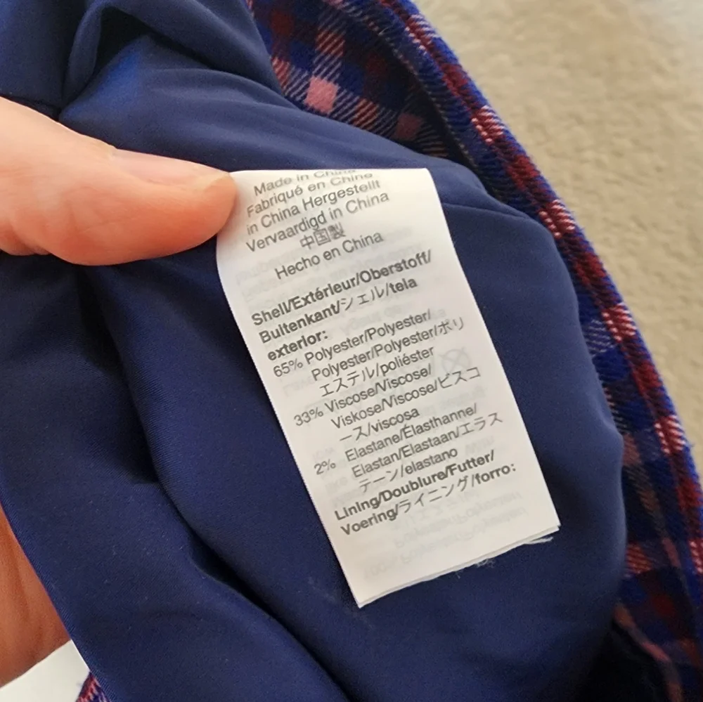 J. Crew Plaid Button Front Pencil Skirt 8_5